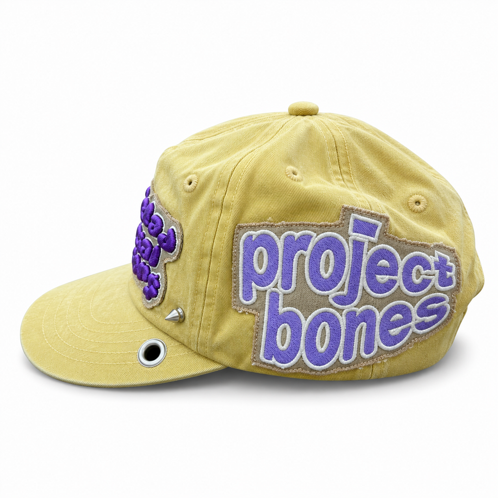 Yellow Project Bones Bad Financial Decisions Cap
