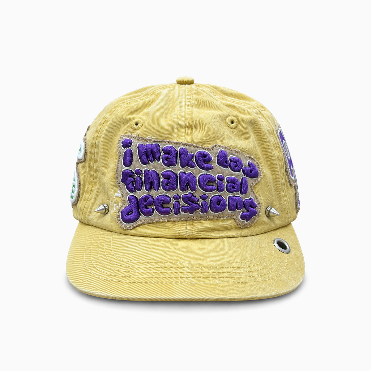 Yellow Project Bones Bad Financial Decisions Cap