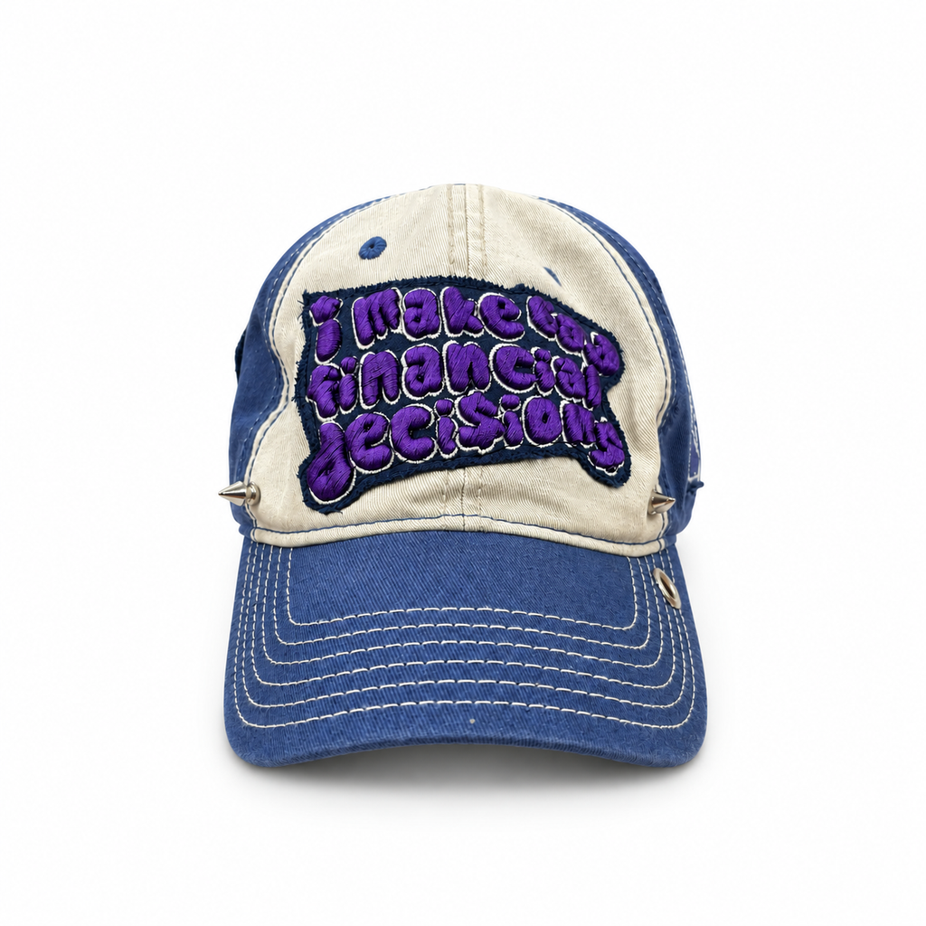 Project Bones “Bad Financial Decisions” Reworked Blue Cap