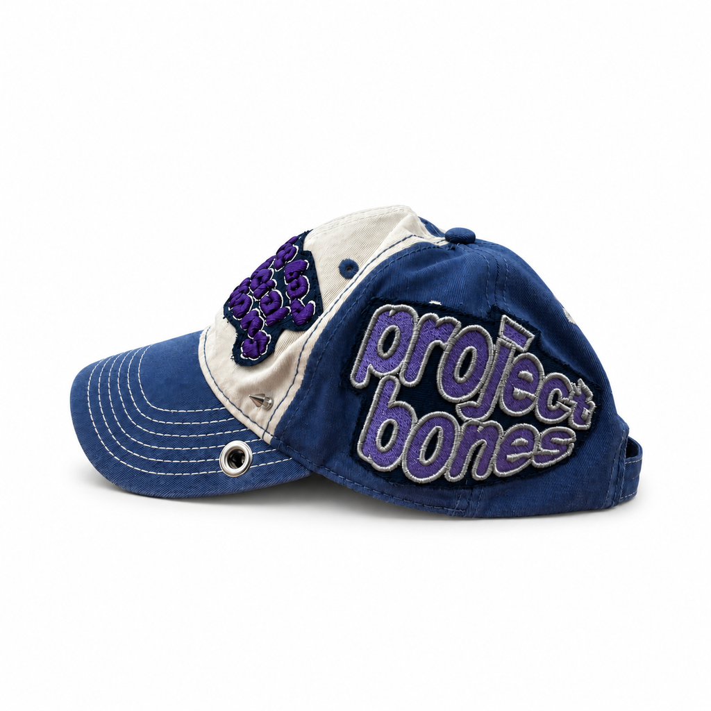 Project Bones “Bad Financial Decisions” Reworked Blue Cap