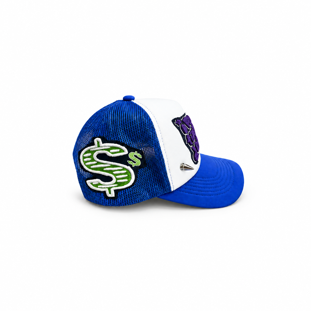 Project Bones “Bad Financial Decisions” Blue Trucker Reworked Hat