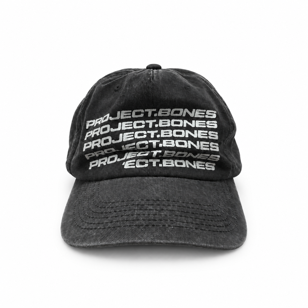 Project Bones “Stacked Signal” Washed Cap