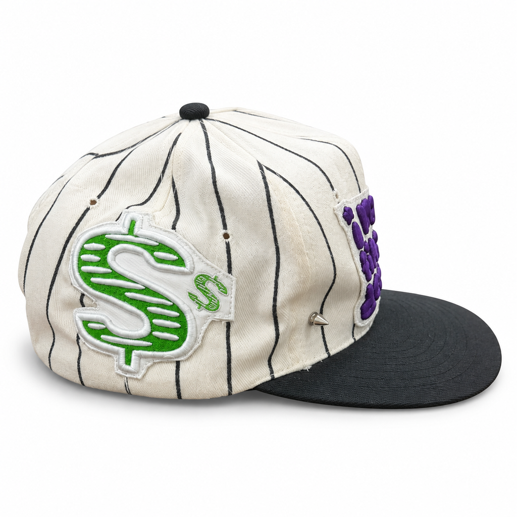 Project Bones Bad Financial Decisions Pin Stripe Hat