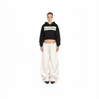 Project Bones Raw Label Cropped Hoodie